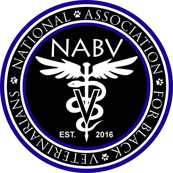 NABV circular logo, National Association for Black Veterinarians.
